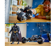 LEGO SUPER HEROES 76273 Figurka Batmana do zbudowania i batcykl - 1248520 - zdjęcie 4